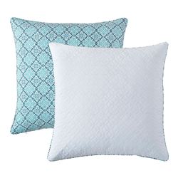 Afton Reversible Quilted European Sham Multi Cool