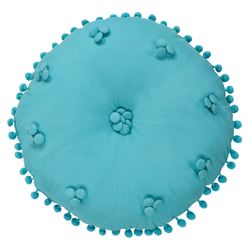 Afton Tufted Pillow Multi Cool Round