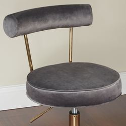 Hannah Vanity Chair Gray