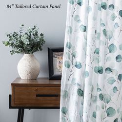 Lathrop Semi Sheer Curtain Panel Off White