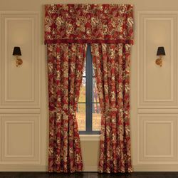 Montecito II Tailored Curtain Pair Merlot 82 x 84