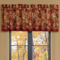 Montecito II Tailored Valance Merlot 72 x 17