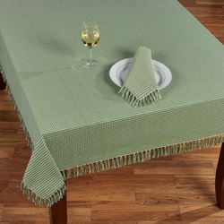 Homespun Oblong Tablecloth