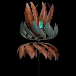 Pirouette Lighted Wind Spinner Multi Metallic