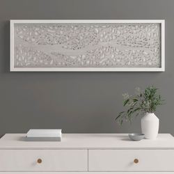 Lush Branches Framed Wall Art Panel