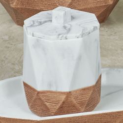 Salerno Covered Jar Gray