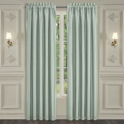 Spring Garden Curtain Pair Aqua Mist 82 x 84