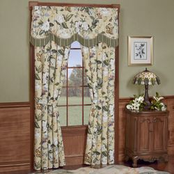 Garden Images III Scalloped Valance Parchment 60 x 18