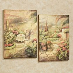 Scenic View Wall Art Multi Warm Set of Two