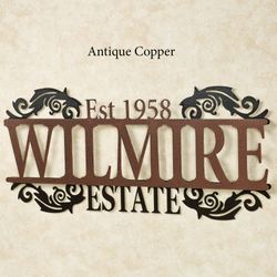 Legacy ESTATE Personalized Metal Wall Art Sign Estate