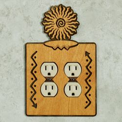 Sun Double Outlet Golden Birch