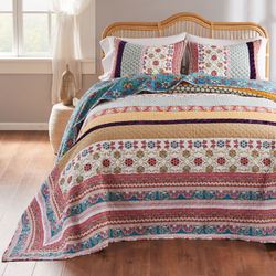 Thalia Bedspread Set Multi Bright