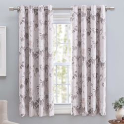 Serene Garden Short Grommet Curtain Panel