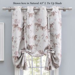 Serene Garden Grommet Tie Up Shade 52 x 63