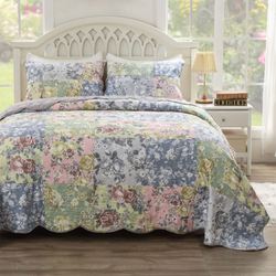 Emma Mini Quilt Set Multi Pastel