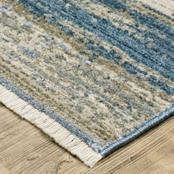 Brightwork Rug Runner Blue 23 x 76