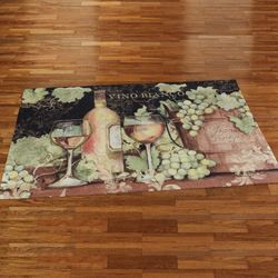 Grapes and Wine Area Rugs | Touch of Class
