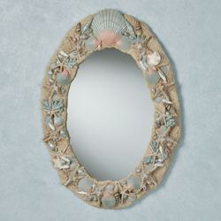 By the Sea Wall Mirror Sand