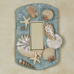 By the Sea Single Dimmer Rocker Switch Blue