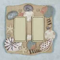 By the Sea Double Dimmer Rocker Switch Sand