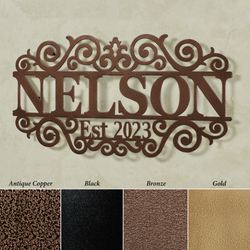 Bradford Personalized Established Wall Art Sign Establish Date