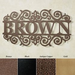 Bradford Personalized Wall Art Sign