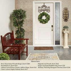 Bower Personalized Wreath Hanger Bronze