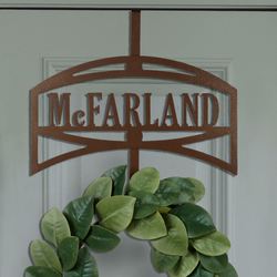 Fellows Personalized Wreath Hanger