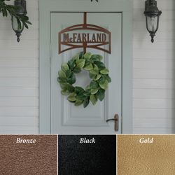 Fellows Personalized Wreath Hanger
