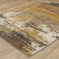 Haider Rectangle Rug Rust