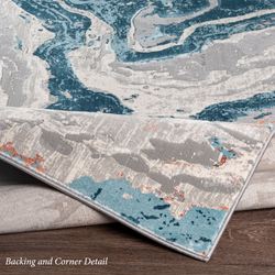 Tibetan Rectangle Rug Blue