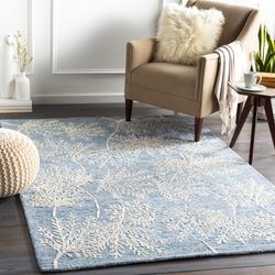 Starlit Rectangle Rug Blue
