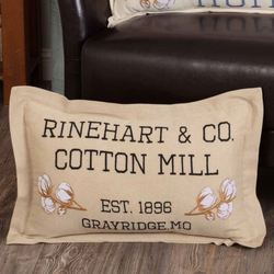 Ashmont Rinehart Embroidered Rectangle Pillow Multi Warm