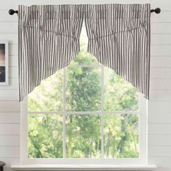 Ashmont Prairie Swag Valance Pair Multi Warm 72 x 36