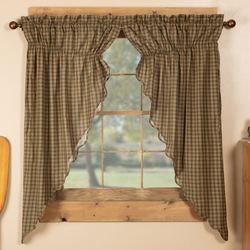 Cedar Ridge Prairie Curtain Pair Multi Warm 72 x 63