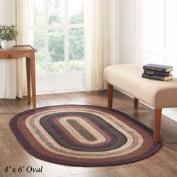 Beckham Oval Rug Multi Warm 23 x 4 Oval