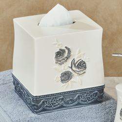 Blossom Rose Tissue Cover Steel Blue