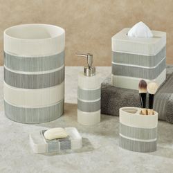 Modern Line Lotion Soap Dispenser Gray