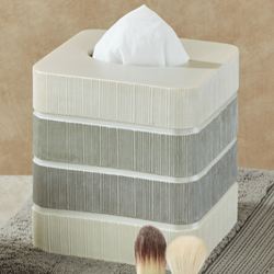 Modern Line Tissue Cover Gray