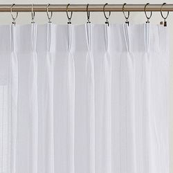 Colyton Semi Sheer Pinch Pleat Curtain Pair