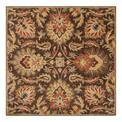 Alma Caesar Square Rug Brown