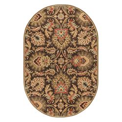 Alma Caesar Oval Rug Brown 6 x 9 Oval
