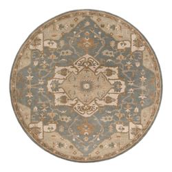Madeleine Caesar Round Rug Gray