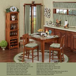 Tuscany Rooster Napkin Holder Multi Jewel