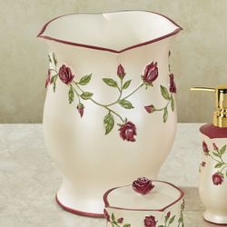 Claret Rose Wastebasket