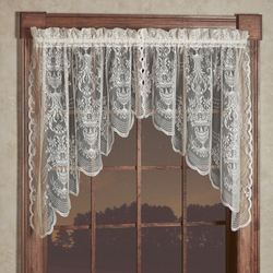 Countess Lace Swag Valance Pair 72 x 36