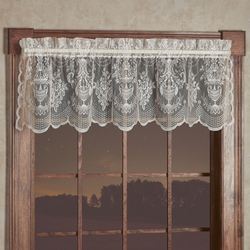 Countess Lace Insert Valance 56 x 16