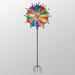 Blossoming Rotating Wind Spinner Multi Bright