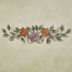 Spring Grace II Floral Wall Topper Multi Pastel