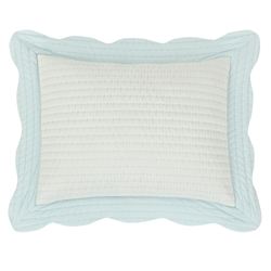 Amherst Quilted Sham Pale Blue